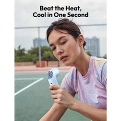 AECOOLY Aero – Quạt Cầm Tay Pin 2000mAh, Thời Gian Dùng 15h, 4 Chế Độ Gió, Hiển Thị LED, Tốc Độ 15000RPM