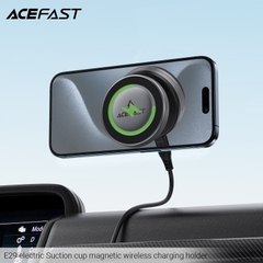 Giá đỡ điện thoại từ tính kèm sạc không dây Acefast E29