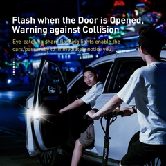 Bộ đèn cảnh báo mở cửa tự động dùng cho xe ô tô Baseus Door Open Warning Light