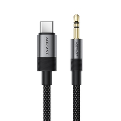 Cáp Chuyển Âm Thanh USB-C Sang Jack 3.5mm ACEFAST J11 Truyền Âm Thanh Hi-Fi Cao Cấp Màu Đen