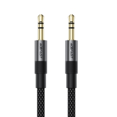 Cáp Âm Thanh AUX 3.5mm Sang 3.5mm ACEFAST J10 Truyền Âm Thanh Hi-Fi Cao Cấp Màu Đen