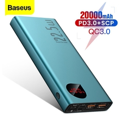 Pin dự phòng sạc nhanh Baseus Adaman Metal Digital Display Quick Charge (22.5W QC3.0/ PD3.0/ SCP/ AFAFC Quick charge)