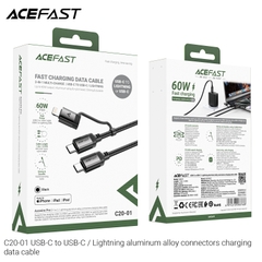 ACEFAST C20-01 – Cáp Sạc Nhanh & Truyền Dữ Liệu (USB-C to I.P/USB-C)