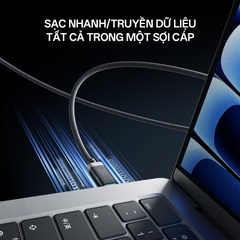 Cáp Cuktech từ tính Type-C to C 6A 240W 1.5m CMC615