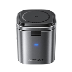 Trạm sạc nhanh để bàn ACEFAST Z9 GaN 80W 6 trong 1 đa năng, tích hợp cáp USB-C, củ sạc adapter chân EU