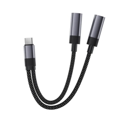 Cáp Chuyển Đổi Âm Thanh & Sạc ACEFAST J14 – Adapter Chia USB-C Vừa Sạc Vừa Nghe Nhạc