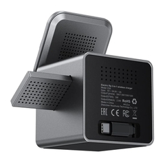 Đế sạc không dây 3 trong 1 ACEFAST E34 dạng gập điện, trạm sạc để bàn cho điện thoại, đồng hồ và tai nghe