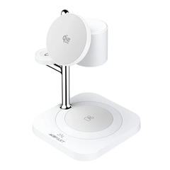 Đế sạc không dây 4 trong 1 ACEFAST E39 tích hợp đèn ngủ, trạm sạc điện thoại, đồng hồ và tai nghe, thiết kế để bàn