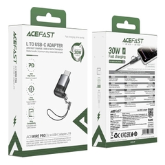 Adapter Chuyển Đổi ACEFAST J19 L sang USB-C – Sạc Nhanh 60W / Truyền Dữ Liệu / Thiết Kế Nhỏ Gọn