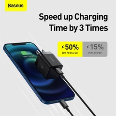 Củ sạc nhanh nhỏ gọn Baseus Super Si Pro Quick Charger 1C 20W (PD/ QC/ PPS/ SCP/ FCP Multi Quick Charge Protocol)