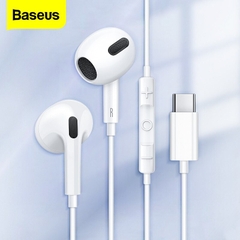 Tai Nghe Type-C Baseus Encok lateral in-ear Wired Earphone C17 Cho Smartphone & iPad Pro
