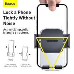 Đế giữ điện thoại trên ô tô Baseus Easy Control Clamp Car Mount Holder (Air Outlet Version)