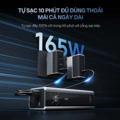 Pin dự phòng Cuktech 20.000mAh No.15 Power Bank Ultra 210W PD3.1/PPS2.0/Mi Turbro120W – PB200U