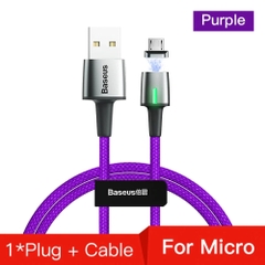 Cáp sạc từ tính Baseus Zinc Magnetic Cable Series 2 (Type C/ Micro/ I.P , Sync Data & Quick Charge 3.0, New Model)