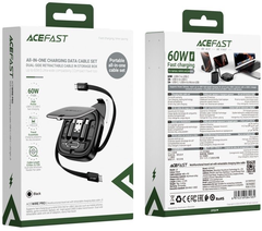 Bộ du lịch đa năng ACEFAST J3 kèm cáp sạc dữ liệu rút gọn