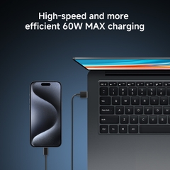 Cáp sạc Type-C 1m CUKTECH ATC310N 60W USB-A to USB-C