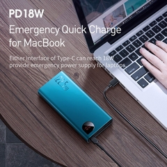 Pin dự phòng sạc nhanh Baseus Adaman Metal Digital Display Quick Charge (22.5W QC3.0/ PD3.0/ SCP/ AFAFC Quick charge)