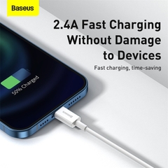 Cáp sạc cho IP Baseus Superior Series Fast Charging Data Cable (2.4A, 480Mbps, Fast charge, ABS/ TPE Cable)