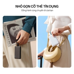 Sạc dự phòng không dây Cuktech 10.000mAh Hít từ tính + Tích hợp cáp Type C – WPB100L