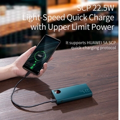 Pin dự phòng sạc nhanh Baseus Adaman Metal Digital Display Quick Charge (22.5W QC3.0/ PD3.0/ SCP/ AFAFC Quick charge)