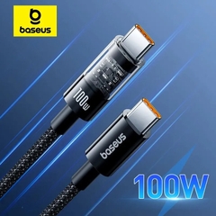 Cáp Sạc Nhanh Baseus Gem C to C 100W (Fast-Charging Data Cable)