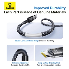 Cáp Sạc Nhanh C to C Baseus Display 2 100W (Digital Display, 480Mbps)