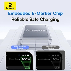 Cáp Sạc Nhanh C to C Baseus Display 2 100W (Digital Display, 480Mbps)