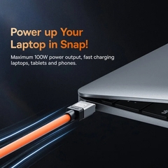 Cáp Sạc Nhanh Baseus CoolPlay Series Fast Charging PD 100W Type-C to Type-C Cho Xiaomi POCO f3 Realme Samsung Mac