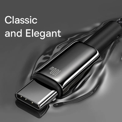 Cáp sạc nhanh Baseus Tungsten Gold Type C Fast Charging Data Cable (100W/66W/ 480Mbps, Fast Charge Cable)
