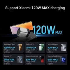 Củ sạc Cuktech 10 Mini GaN AD1203P 120W ( 2C1A)