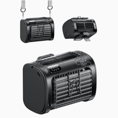 AECOOLY Portable Waist Clip Fan – Quạt Đeo Hông 9000mAh, Dùng Ngoài Trời