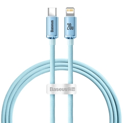 Cáp sạc nhanh, truyền dữ liệu tốc độ cao siêu bền Baseus Crystal Shine Series Fast Charging Data Cable ( 20w For IP )
