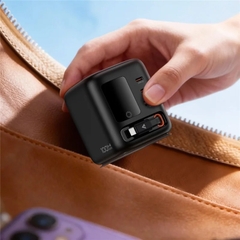 Bộ Sạc Để Bàn GaN ACEFAST Z10 100W Màn Hình TFT, 2 Cổng USB-C + USB-A, Cáp Rút Tích Hợp, Sạc Nhanh Đa Thiết Bị