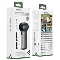 Quạt Turbo Cầm Tay ACEFAST YF3 110000RPM, 3 Cấp Độ Gió, Kèm 4 Đầu Thổi, Quạt Không Dây Vệ Sinh PC & Thiết Bị Điện Tử