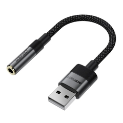Bộ Chuyển Đổi Âm Thanh ACEFAST J13 USB-A Sang Jack 3.5mm Hi-Fi Truyền Tải Âm Thanh Độ Trung Thực Cao
