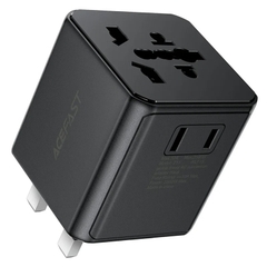 Bộ Chuyển Đổi Ổ Cắm Du Lịch Toàn Cầu ACEFAST Z11 2500W – Adapter Du Lịch Đa Năng Tiện Lợi
