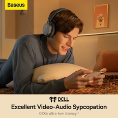Tai Nghe Chụp Tai Không Dây, Chống Ồn Baseus Bowie D05 ANC, 3D ( Bluetooth 5.3 , GPS - APP, Nearly No-delay Noise-Cancel