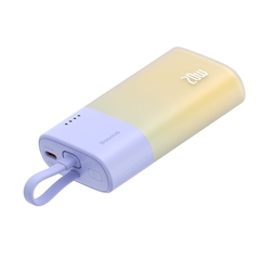 Sạc Dự Phòng OS-Baseus Popsicle Fast Charging Power Bank 5200mAh 20W (Kèm dây C to C 60W, 30cm, Trắng)