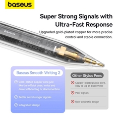 Bút Cảm Ứng Baseus Pencil 2 Smooth Writing Wireless Charging Stylus Dùng Cho i.P.a.d (M.a.g.n.e.t.i.c Palm rejection 4D)