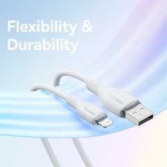 Cáp Sạc Nhanh Cho i.P.h.o.n.e i.P.a.d Baseus Pudding Series USB to L.i.g.h.t.n.i.n.g 2.4A ( Fast Charging Data Cable )