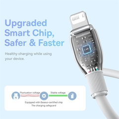 Cáp Sạc Nhanh Cho iPhone iPad Baseus Pudding Series USB to Lightning 2.4A (Fast Charging Data Cable)