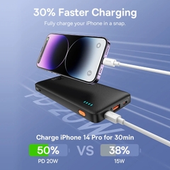 Pin Sạc Dự Phòng Baseus Airpow Fast Charge Power Bank (10000mAh/30000mAH, 20W, PD/QC/FCP Multi Quick charge Support)