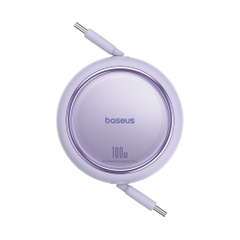 Cáp Sạc Nhanh C to C Rút Gọn Baseus Free2Draw Mini Retractable 100W