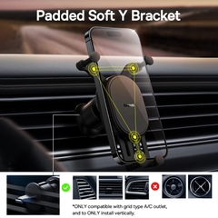 Bộ Đế Giữ Điện Thoại Khóa Tự Động Trên Ô Tô Baseus Stable Gravitational Car Mount