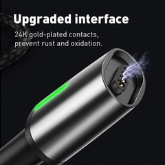 Cáp sạc từ tính Baseus Zinc Magnetic Cable Series 2 (Type C/ Micro/ I.P , Sync Data & Quick Charge 3.0, New Model)