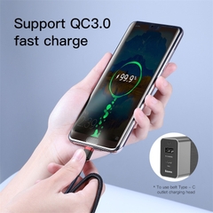 Cáp sạc nhanh & truyền data tốc độ cao Baseus Cafule C to C PD cho Smartphone/ Tablet / Macbook/ Laptop Type C