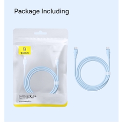 Cáp Sạc Siêu Nhanh Baseus Pudding Series Type-C to Type-C 100W (Fast Charging Data Cable)