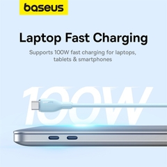 Cáp Sạc Siêu Nhanh Baseus Pudding Series Type-C to Type-C 100W (Fast Charging Data Cable)
