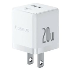 Củ Sạc Nhanh Baseus Palm C+U Charger 20W (USB + Type C Dual Port, 20W PD/QC 3.0 Multi Quick Charge Support)