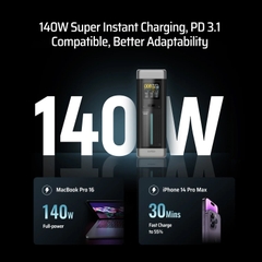 Pin dự phòng Cuktech 20 Power Bank 25.000mAh 210W PD3.1/PPS5A/QC/Mi Turbro 120W – P23